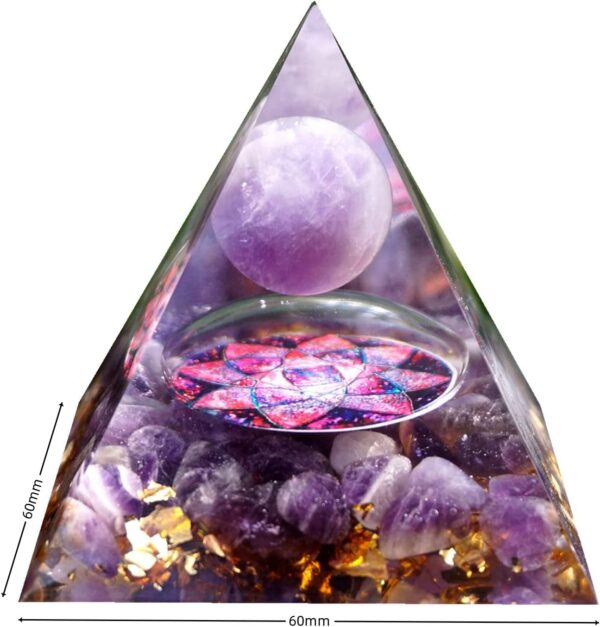Amethyst & Blue Quartz Pyramid