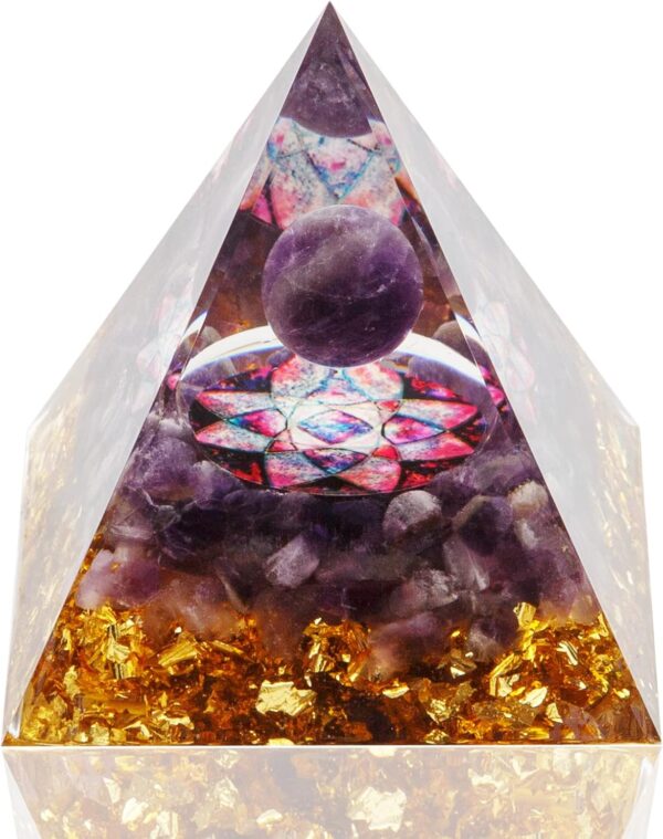 Natural Amethyst Pyramid
